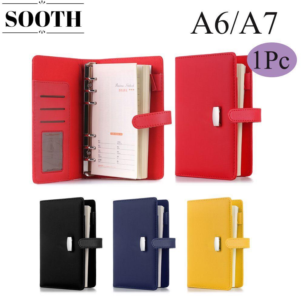SOOTH A6/A7 Notebook Card Organizer รีฟิล Journal แฟชั่น Loose Leaf Notepad