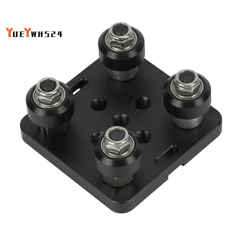 [ขายดีที่สุดY4]V-Slot Gantry Plate Set 2020 โปรไฟล์อลูมิเนียมแผ่นสไลด์พิเศษพร้อมลูกรอกสําหรับชิ้นส่ว