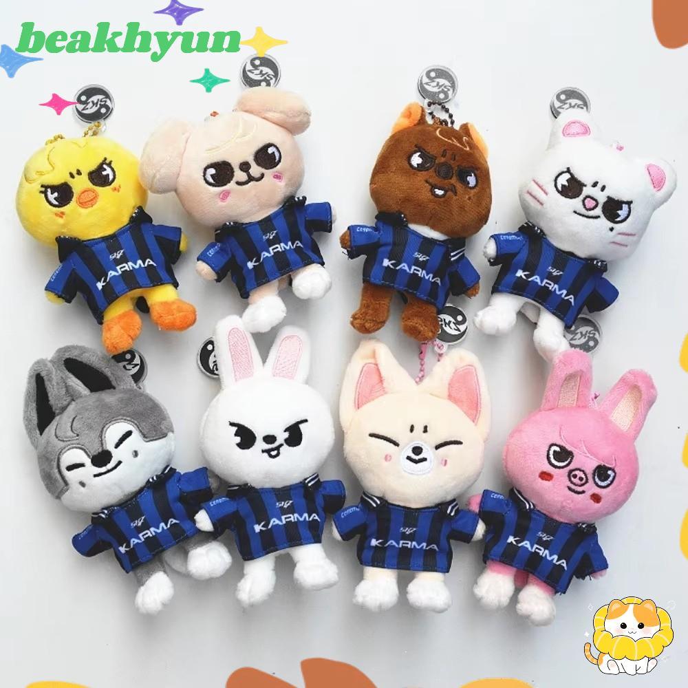 พวงกุญแจ BYUN SKZOO Karma Plush และจี้ Felix KARMA SKZOO Plush ในสไตล์อารมณ์Evil พร้อมพวงกุญแจ Stay 