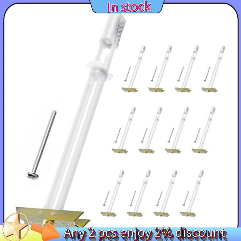 ในสต็อก-Drywall Anchor พร้อมสลักเกลียวรวมสําหรับ 1/4In-20,Hollow Drywall Anchors สําหรับชุดอุปกรณ์ติ