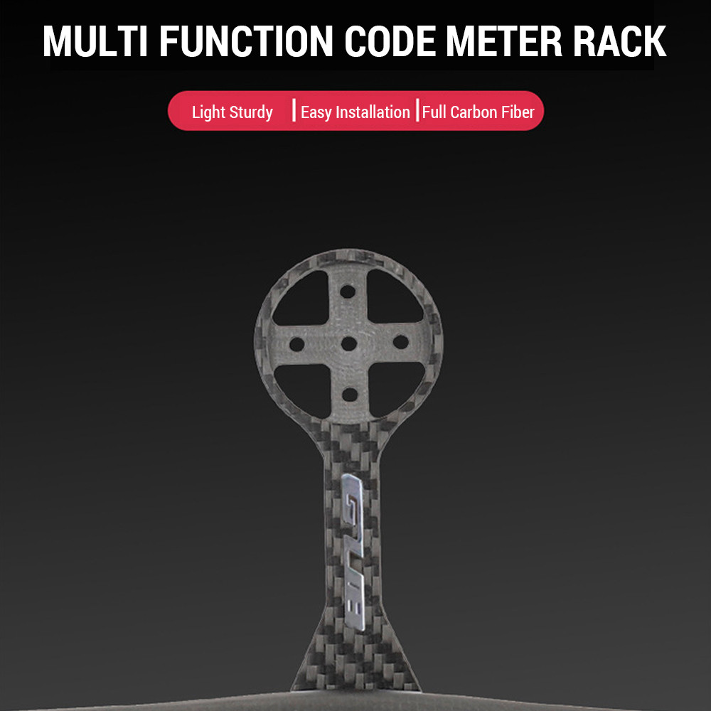 Phoenixshop Cycle Computer Mount คาร์บอนไฟเบอร์ขายึดจักรยานจักรยานมัลติฟังก์ชั่นที่วางแฮนด์ด้านหน้าส