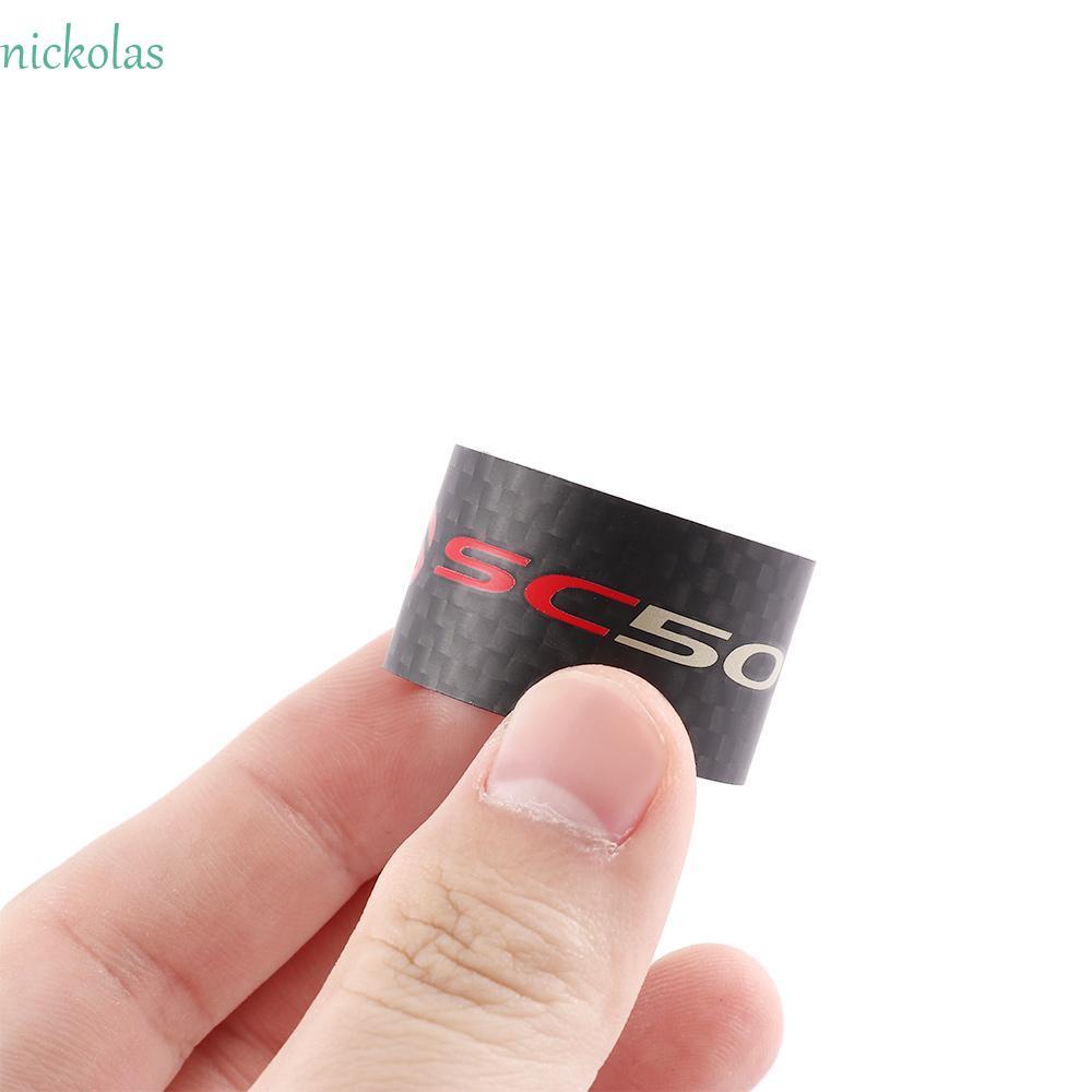 NICKOLAS Spacer Set 3 พีซ ขนาด 10/15/20 มม. แบบ 3K Matte SC50 สำหรับจักรยาน