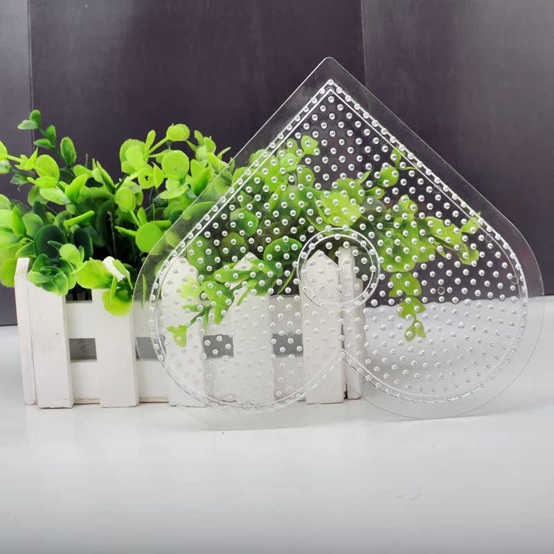 Perler Pegboard Pegboard DIY แม่แบบขนาดใหญ่ Square Magic Peas 5 มม.