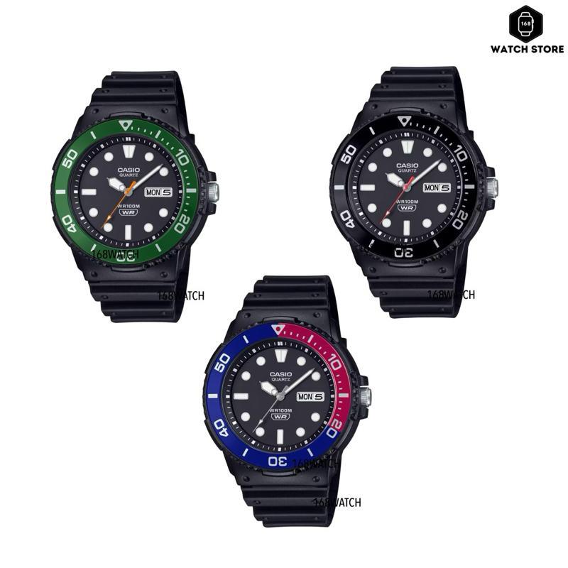 CASIO นาฬิกาข้อมือ MRW-230H-1E2V MRW-230H-1E1V MRW-230H-1E3V ขอบแท้ประกันศูนย์ 1 ปี
