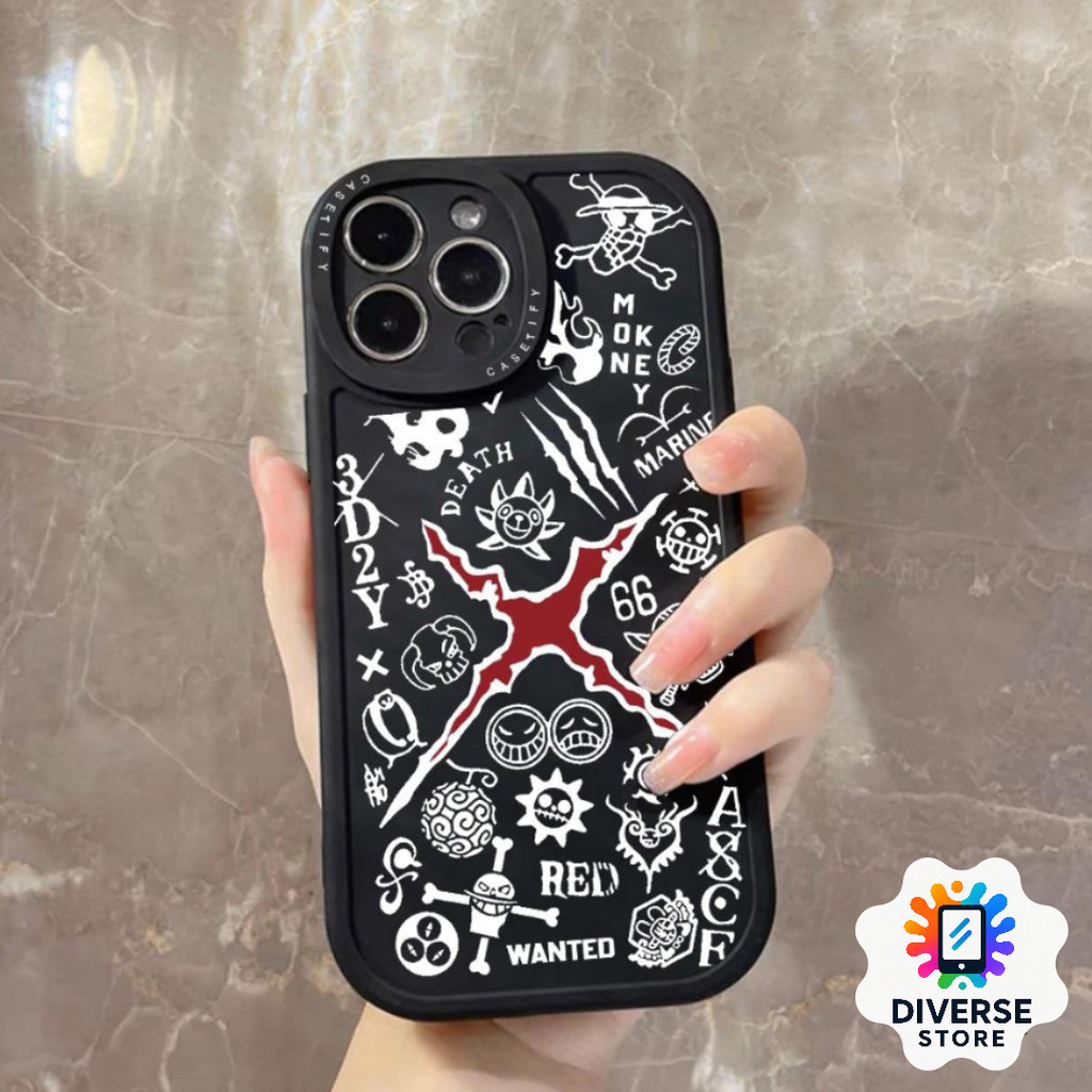 DS832 กรณี CASING ONEPIECE ONE PIECE 3D PROTECT กล้องสําหรับ INFINIX SMART 5 6 NFC 6 + 7 ร้อน 11S 8 