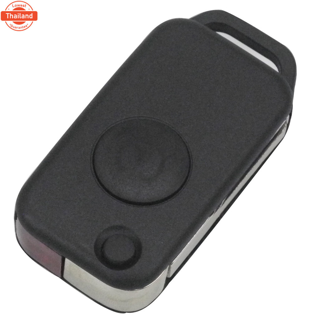 Jingyuqin 1BT เปลี่ยนพลิกพัรีโมทกุญแจรถ FOB สําหรั Mercedes Benz W168 W124 W202 W210 W211 W203