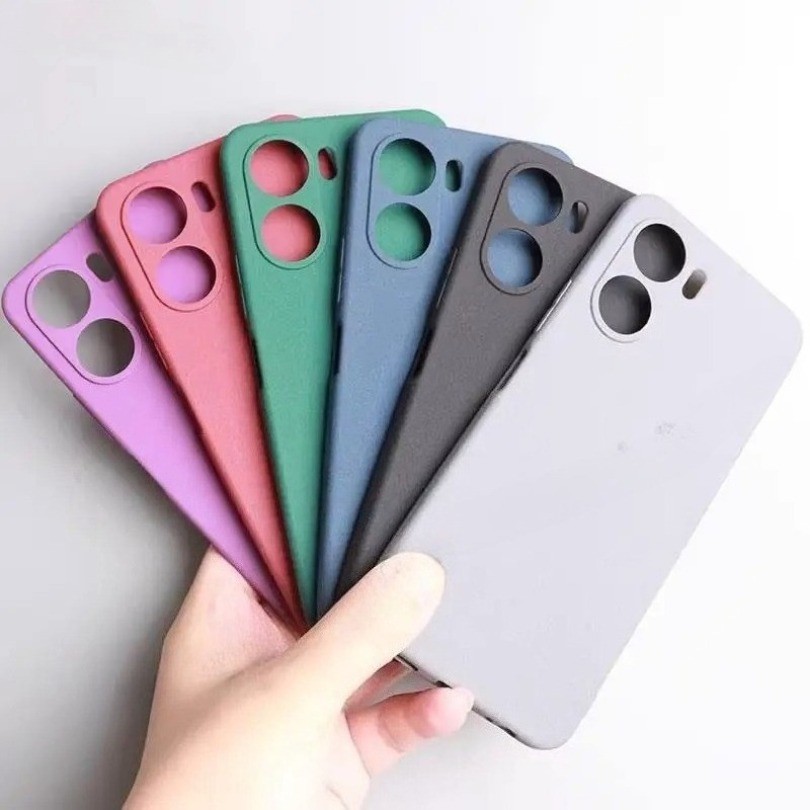 สําหรับ POCO M7 4G Ultra Slim Frosted Sandstone ซิลิโคนกันกระแทกนุ่มกลับสําหรับ Mi POCO M 7 POCOM7 Matte TPU ฝาครอบกันชน