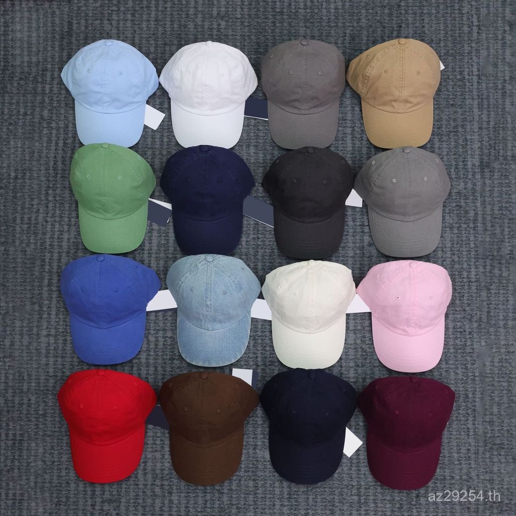 RL Cap Pony 5SLW สไตล์เรโทร หนังเนื้อนุ่ม สีเดียว ไซส์ฟรี