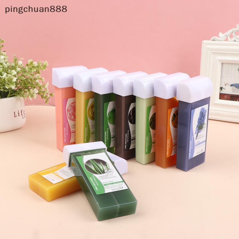 Pingchuan888 100G Roll On Depilatory Wax Cartridge อุ่นน้ําผึ้งเครื่องทําความร้อนแว็กซ์กําจัดขน Nice