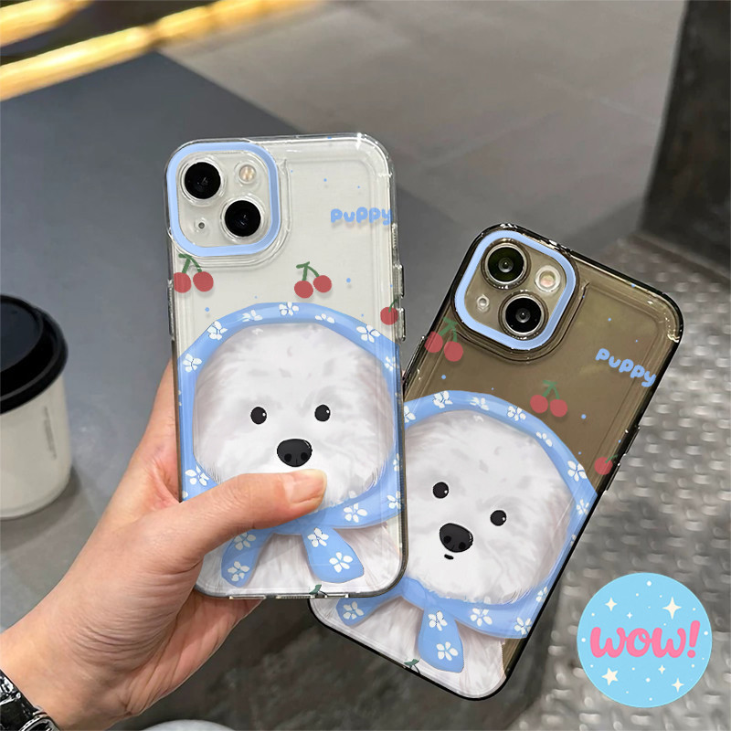 น่ารักลูกแมวลูกสุนัขเข้ากันได้เคสไอโฟน 16 11 Pro Max 14 12 13 Pro Max XS XR X Max 7 15 14 8 Plus กราฟฟิตีน่ารัก