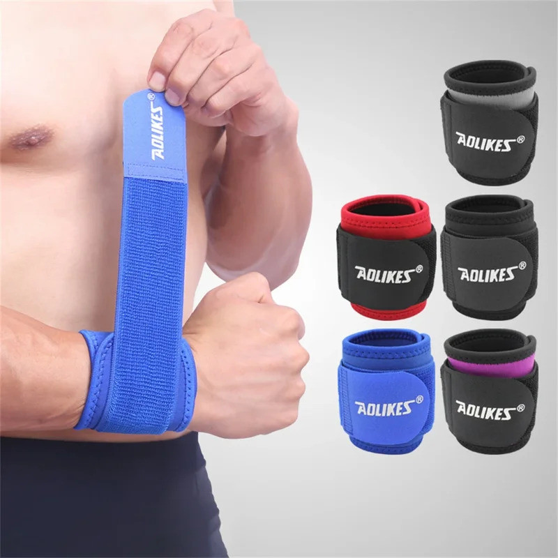 Fitness Compression Wristband Wrist Support Brace Straps Weight Lifting Wrist Wraps Bandage Gym Trai