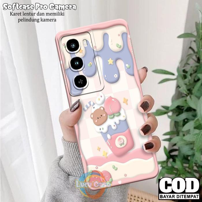 HP [LC01] ล่าสุด IT*L CITY 100 2025 เคสโทรศัพท์ Softcase Pro กล้อง ภาพการ์ตูนซิลิโคน - 1, IT*L CITY 