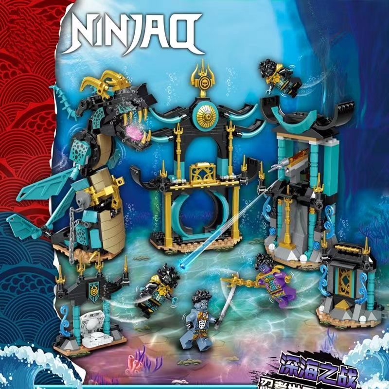 เข้ากันได้กับ Phantom Ninja Series Endless Sea Temple 71765 การศึกษาบล็อกของเล่นเด็ก 10.21
