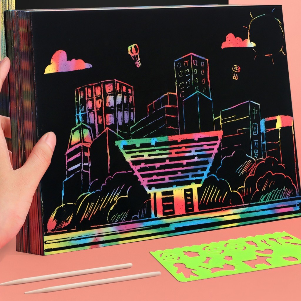 Y6B Rainbow Magic Paper bag 10 แผ่น A4 สวยๆ YOLAR