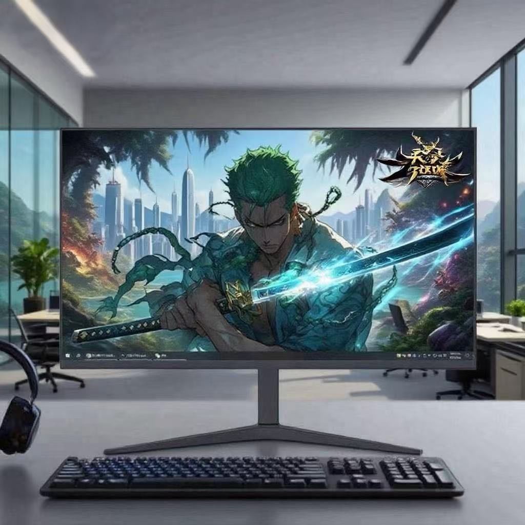 Boundless Desktop 4k จอคอมพิวเตอร์ 2K หน้าจอ LCD 165hz27 นิ้ว 144hz Monitor 32 HD พื้นผิวโค้ง