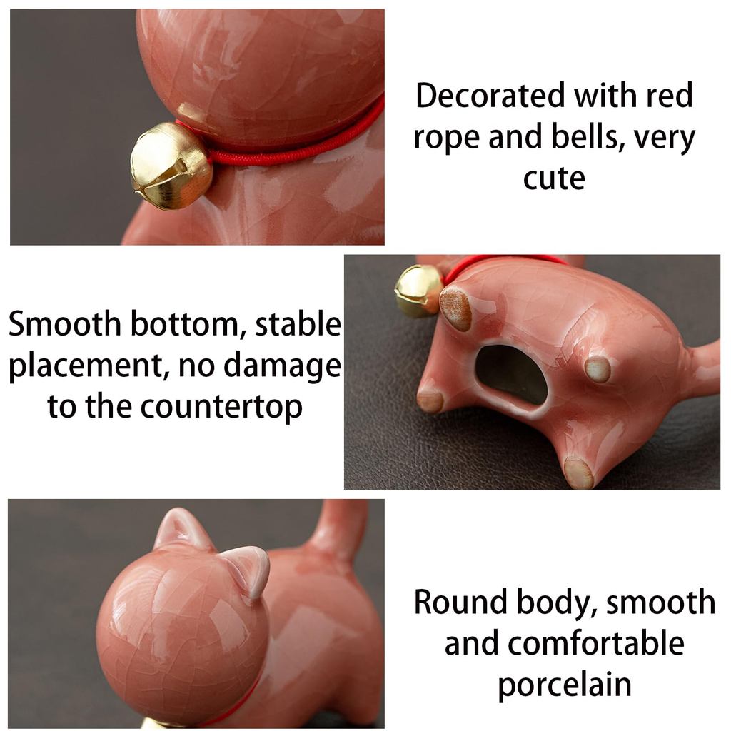ห้องน้ํา Bolt Caps ห้องน้ําแมว Bolt หมวกห้องน้ํา Bolt หมวกสัตว์ Mini 6 ตุ๊กตาตกแต่ง O3o5