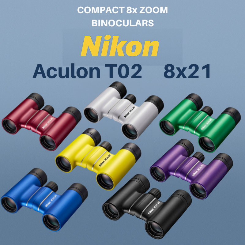 Nikon Aculon T02 8x21 กล้องส่องทางไกล หลายสี