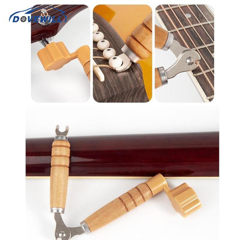 [Dovewill] Guitar String Winder 3 in 1 Guitars Tools Guitar String Peg Tuner Winder กีตาร์สากล Bridg