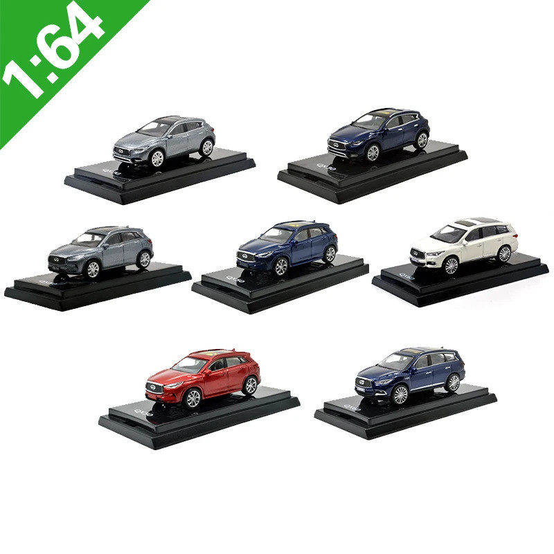 1:64 Infiniti 2018 Qx30 Qx50 Qx60 รุ่นรถ Static โลหะยานพาหนะสําหรับของสะสมของขวัญ