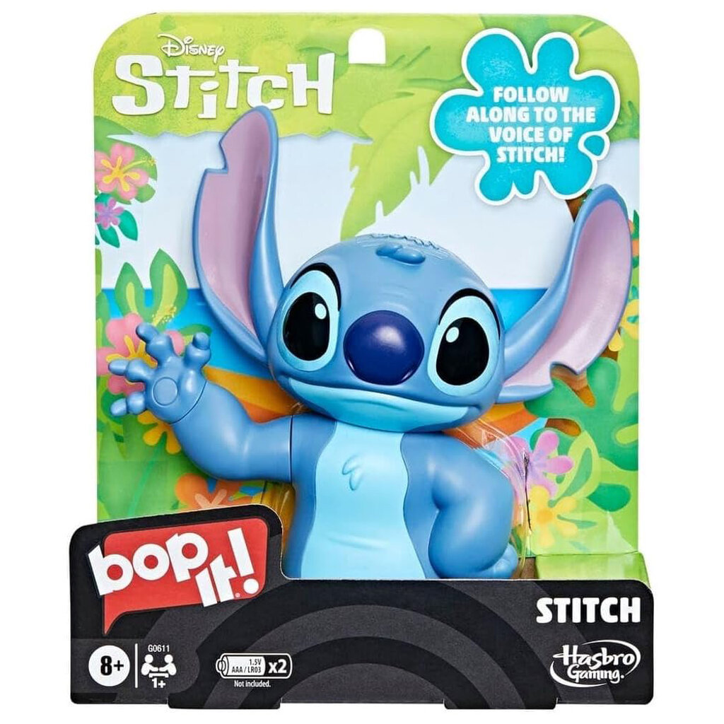 Hasbro Gaming Bop It! Disney Stitch Figure ฮาสโบร เกมมิ่ง บ็อป อิท! ดิสนีย์ สติทช์ ลิขสิทธิ์แท้