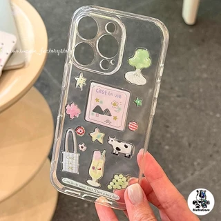 DIY เยลลี่สติกเกอร์กันน้ําใสนุ่มสติกเกอร์น่ารักลูกแมวหมี สร้างสรรค์อุปกรณ์เสริมสติกเกอร์สากลตกแต่งกรณีโทรศัพท์มือถือคอมพ