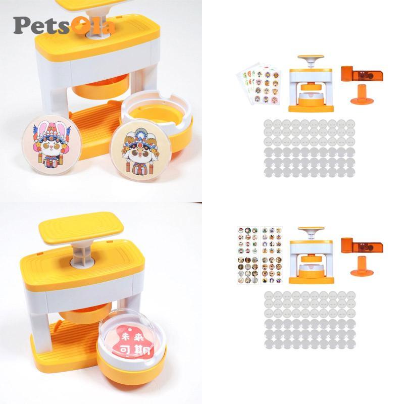 [Koolsoo2] DIY Pin Badge ปุ่ม Maker เข็มกลัด Pin ทําเครื่องน้ําหนักเบาอุปกรณ์ตกแต่ง Creative Badge D