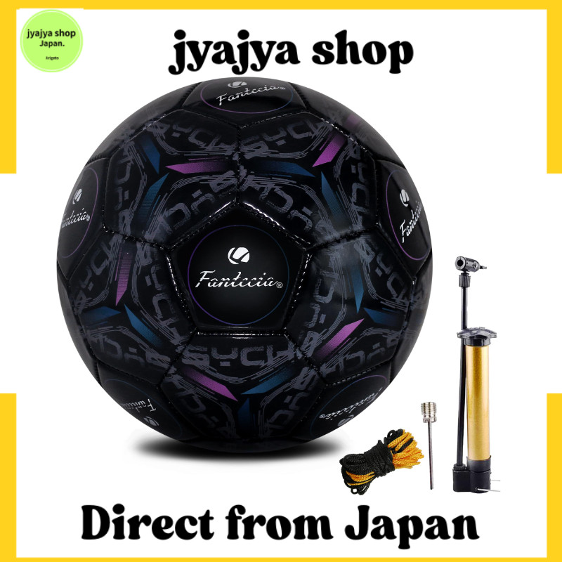 [ส่งตรงจากญี่ปุ่น]Fantecia Size 5 Soccer Ball, Official Size and Weight Leather Soccer Ball