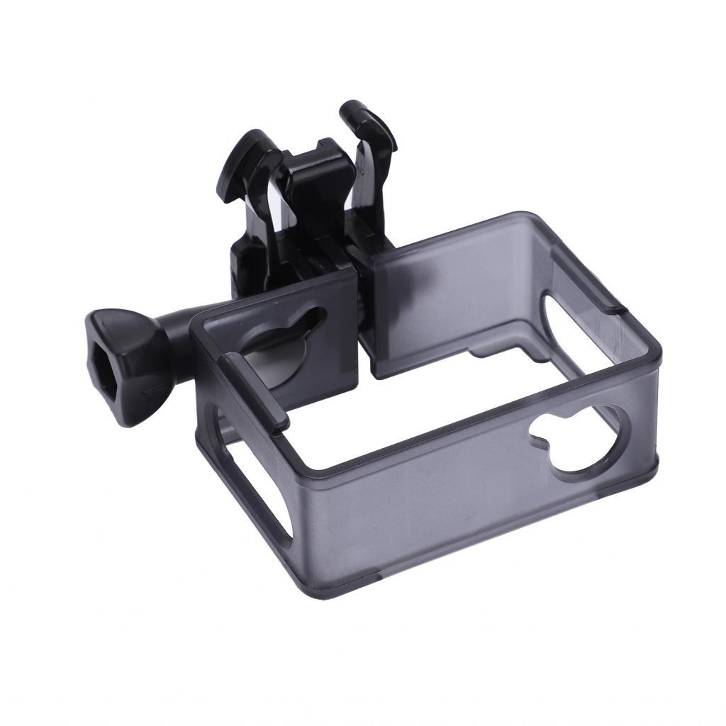 Banana_pie-th Domary Frame Holder Mount Case SJ4000 อุปกรณ์เสริมสำหรับกล้องพลาสติกสีดำ