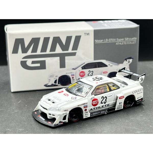 MINIGT Nissan LB-ER34 Super Silhouette ATHLETE/COLLET