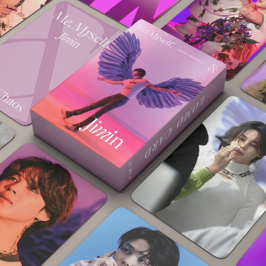 BTS BTS Photocard JIMIN อัลบั้มใหม่เดี่ยว ID: Chaos Park JIMIN สินค้าโฮมเมด 55 เหตุการณ์ต่างๆ