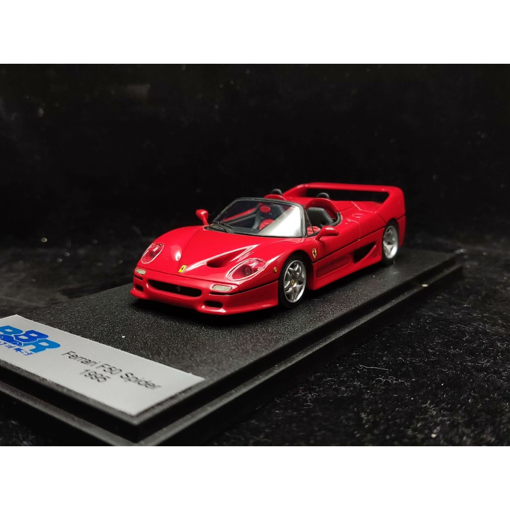 Bbr Ferrari F50 Convertible สีแดง 1/43 Ferrari F50 Spider bbr สินค้าโบราณ, ลักษณะเป็นภาพรถทุกรุ่นไม่