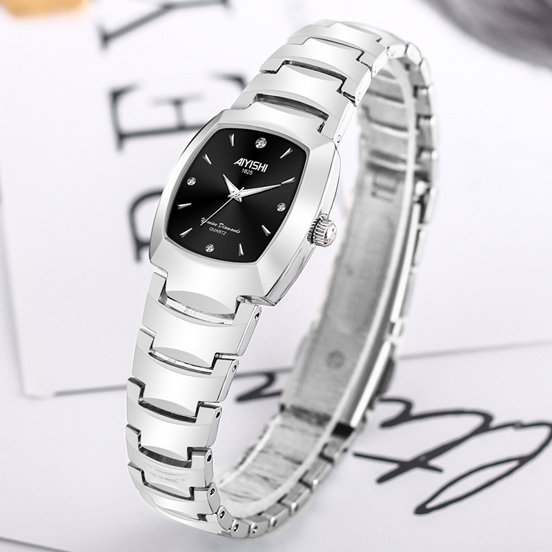 AIYISHI AIYISHI นาฬิกาคู่รักอัตโนมัตินักเรียนเวอร์ชั่นเกาหลีอารมณ์เรียบง่ายกันน้ํานาฬิกาผู้ชายเรืองแ