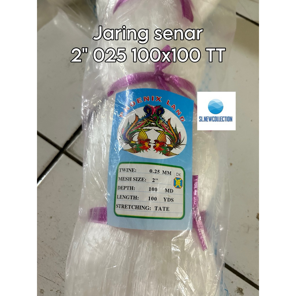 MATA SIMZET_SHOP FISHING NET STRING 025 100x100 TATE (MAANG EYES) / STRING NET 025 / ADHESIVE NET