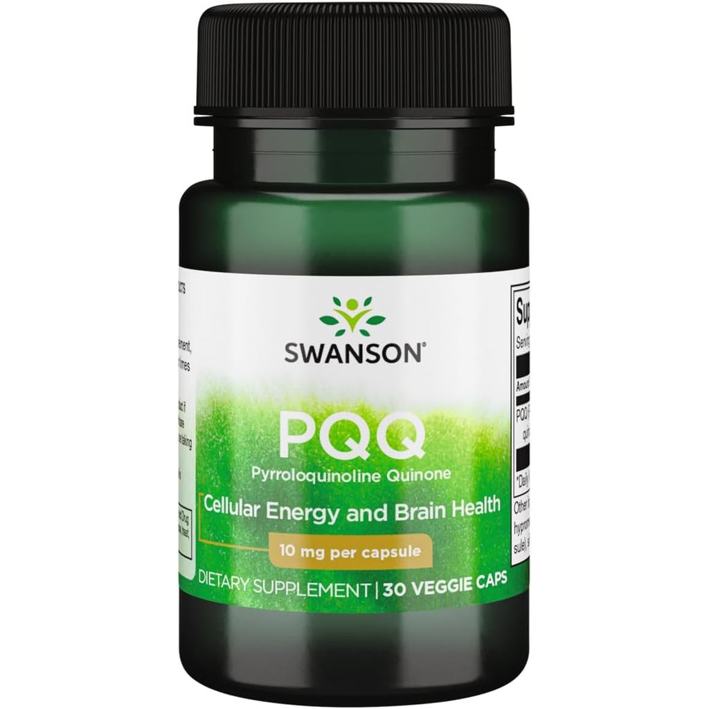 Swanson Pqq Pyrroloquinoline Quinone 10 Milligrams 30 แคปซูลผัก