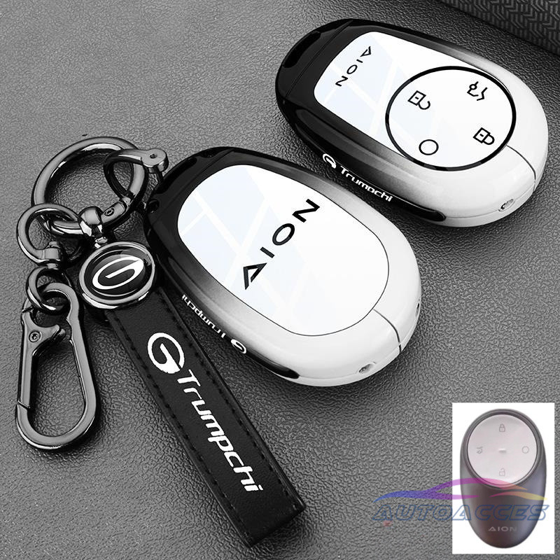 AION ฝาครอบกุญแจรถสมาร์ทคีย์ผู้ถือพวงกุญแจสําหรับ AION UT AION V Tyrannosaurus 2024 AION V UT 520 65