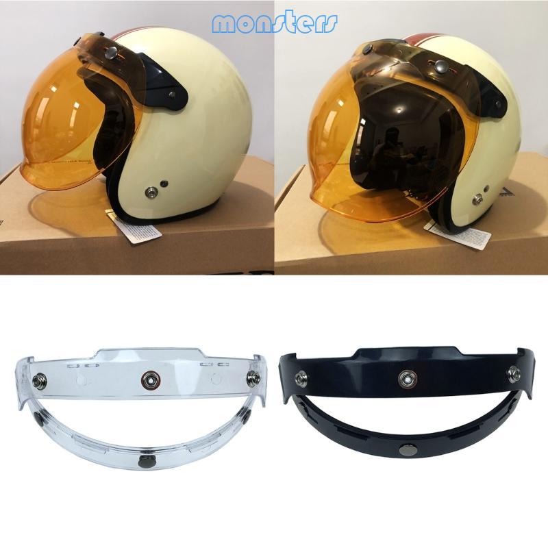 Mon 3-Snap Flip Up Base สิ่งที่แนบมาสําหรับรถจักรยานยนต์ Bubble Shield Visor เลนส์หมวกกันน็อค