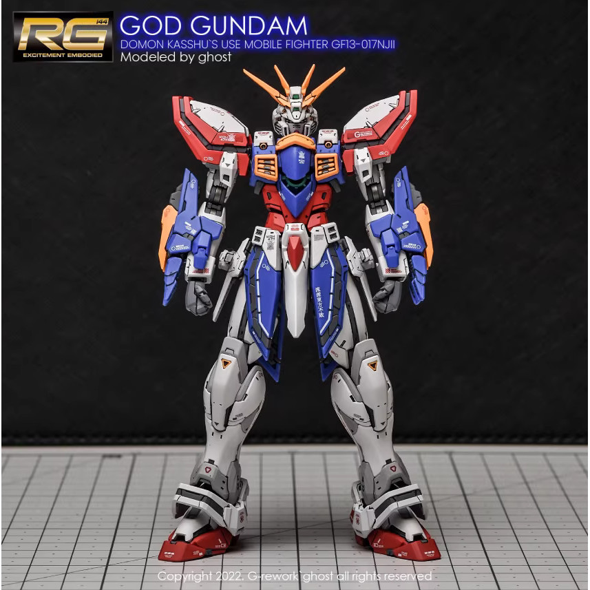YAN GHOST FAT CAT RG 1/100 GOD Water Slide Decal (ไม่รวมชุด) YANMG077 ราคา ถูกที่สุด ดีลบีเคเค แกลเลอรีภาพที่ 6