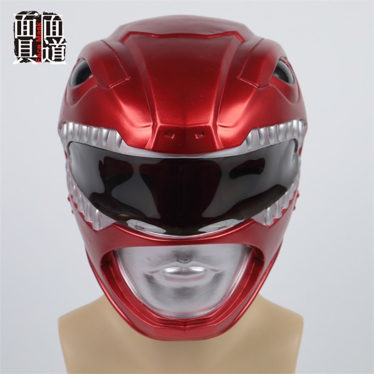 หมวกกันน็อคทีมไดโนเสาร์ Power Rangers Power Rangers Power Rangers หน้ากากนักรบแดง หน้ากากฮาโลวีน cos