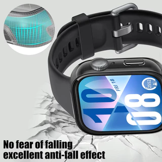 กรณีแก้วนิรภัย for Huawei Watch Fit 5/5 Pro/4/4 Pro หน้าจอป้องกันคอมพิวเตอร์แข็งฝาครอบกันชนอุปกรณ์เสริม for Huawei Fit 3