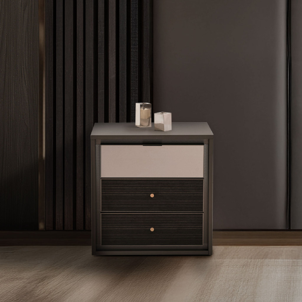 SB Design Square ตู้ข้างเตียง รุ่น Meriton สีน้ำตาล (50x40x50 ซม.) แบรนด์ POSH ATELIER