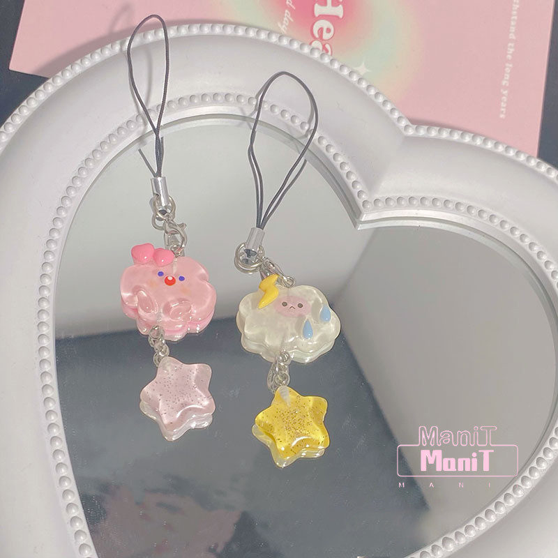 [MTech]น่ารัก เชือกแขวนโทรศัพท์เมฆดาวโทรศัพท์มือถือโซ่ Ins สไตล์นักเรียนโทรศัพท์มือถือโซ่สร้างสรรค์น่ารักกระเป๋าเป้สะพาย - รูปที่ 6