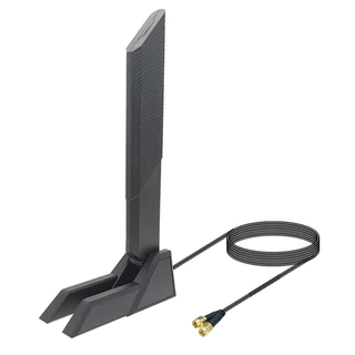 เสาอากาศแม่เหล็กภายนอก SMA เสริมสัญญาณ2.4G/5G/6G รองรับ WiFi6E/WIFI7 สำหรับB660 H670 M13H Z690 พร้อมสายต่อ