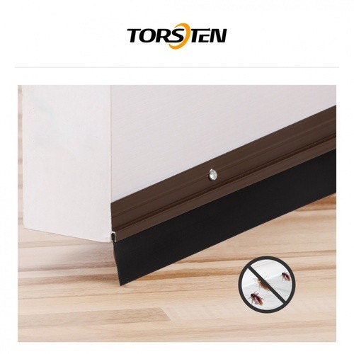GlobalHouse TORSTEN เส้นกันแมลงอะลูมิเนียม แถบยาง รุ่น KZT059-BN  100ซม. สีน้ำตาล