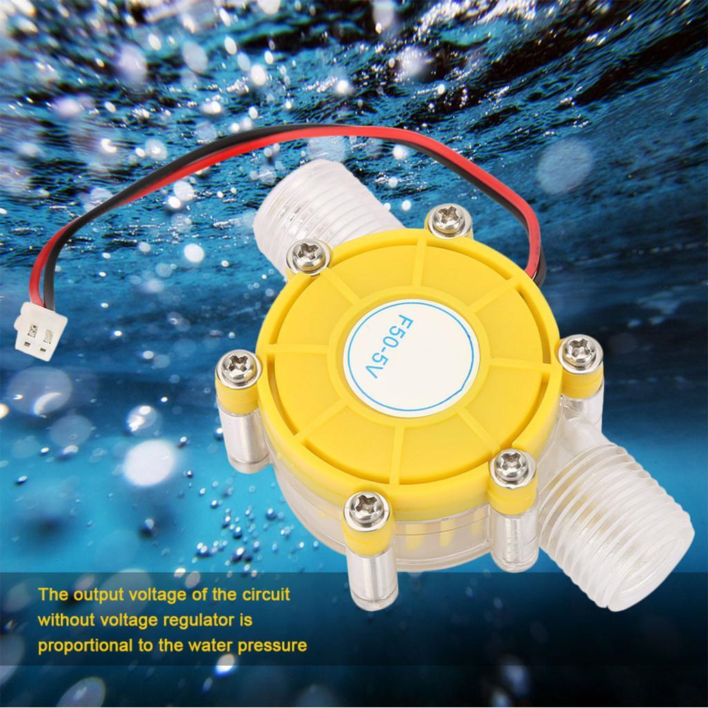 Irfora F50 Micro Hydro DC เครื่องกำเนิดไฟฟ้าปั๊มน้ำสัดส่วนความดันสำหรับผู้ที่ชื่นชอบ DIY (F50 5V สีเ