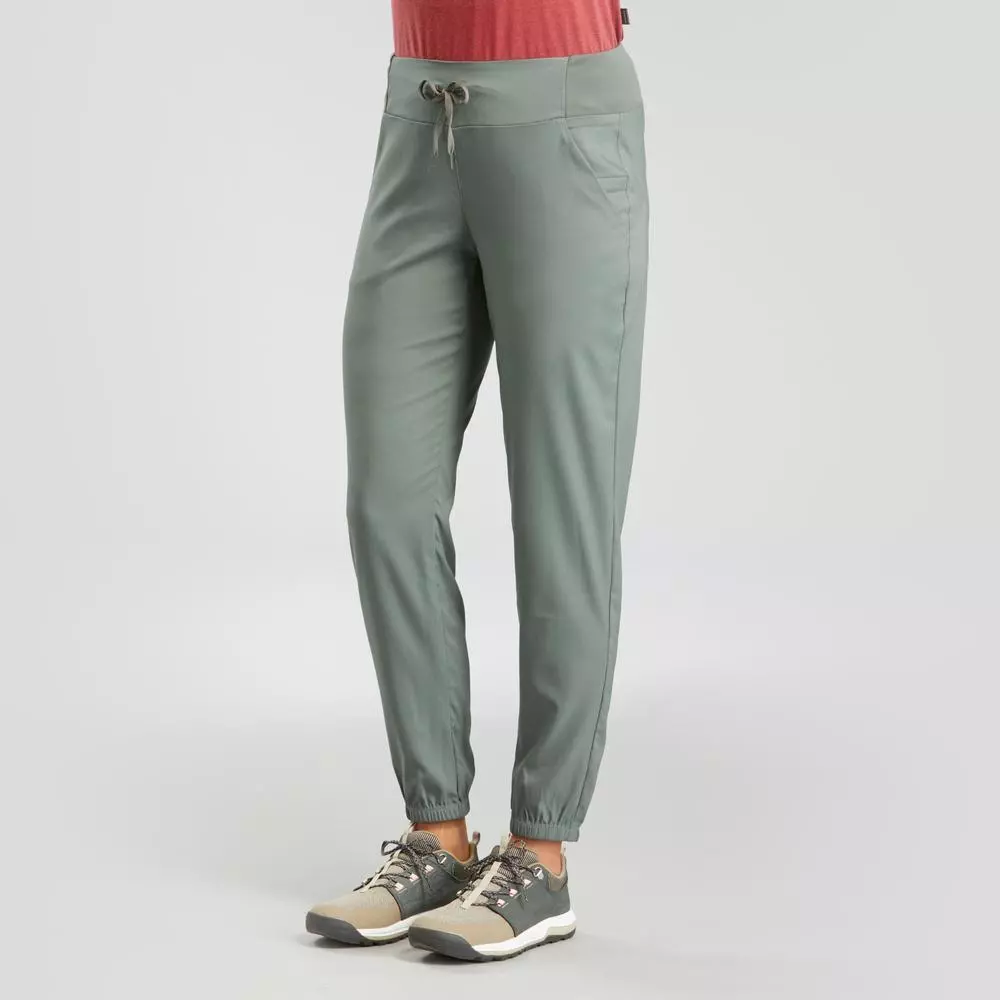 Decathlon กางเกงเดินป่าผู้หญิง รุ่น NH100 สีเทา thumbnail 4