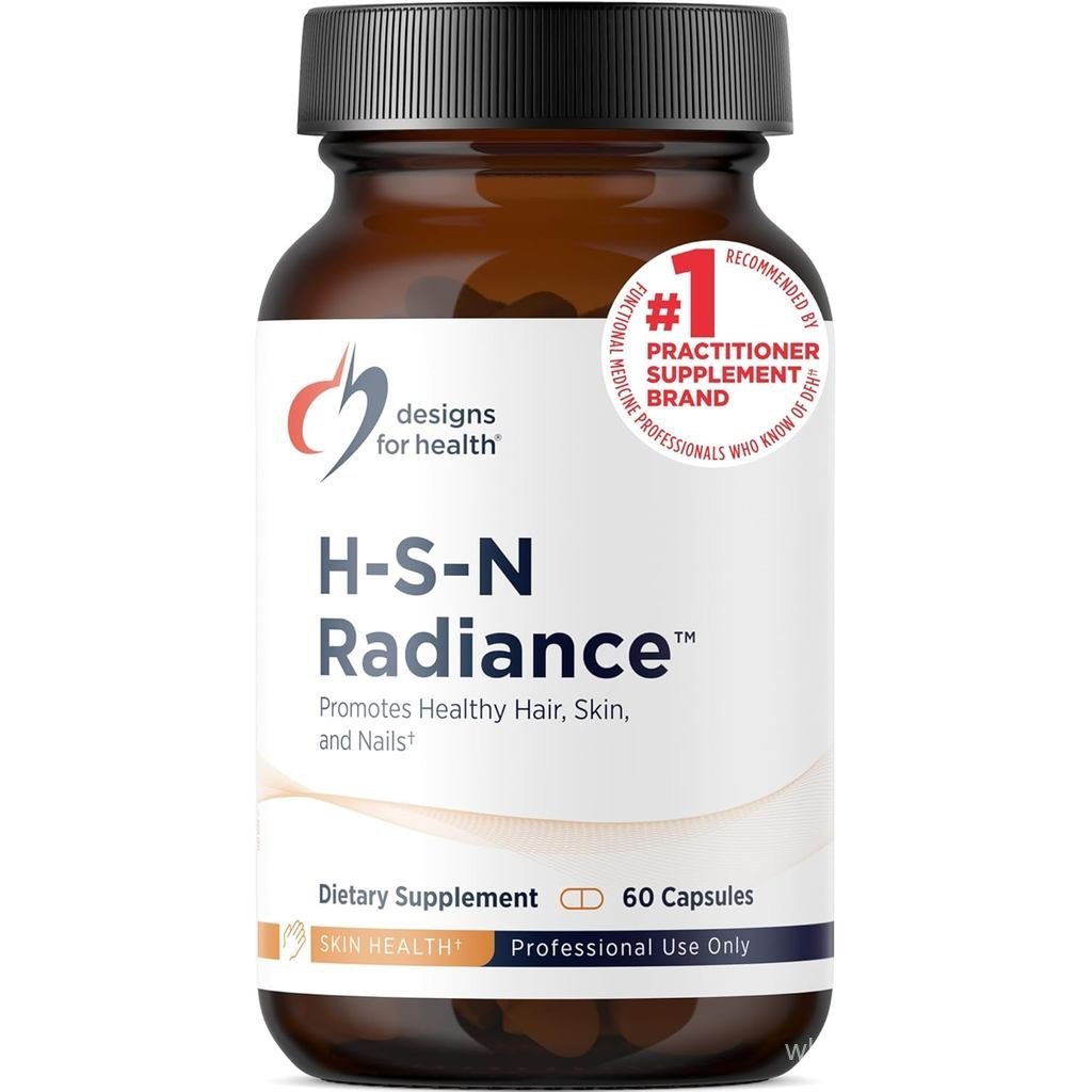 การออกแบบเพื่อสุขภาพ HSN Radiance - Hair Nails วิตามินสําหรับผู้หญิงและผู้ชาย - ส่งเสริมผมสุขภาพดี ค