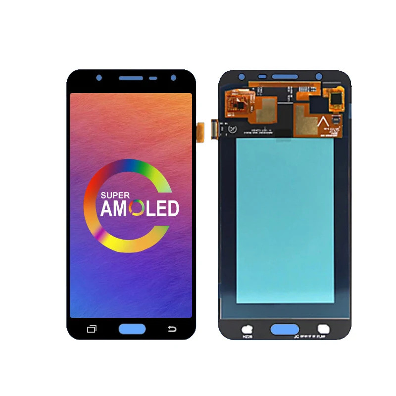 Super AMOLED สําหรับ Samsung Galaxy J7 nxt J701F J701M จอแสดงผล LCD Touch Digitizer Assembly สําหรับ