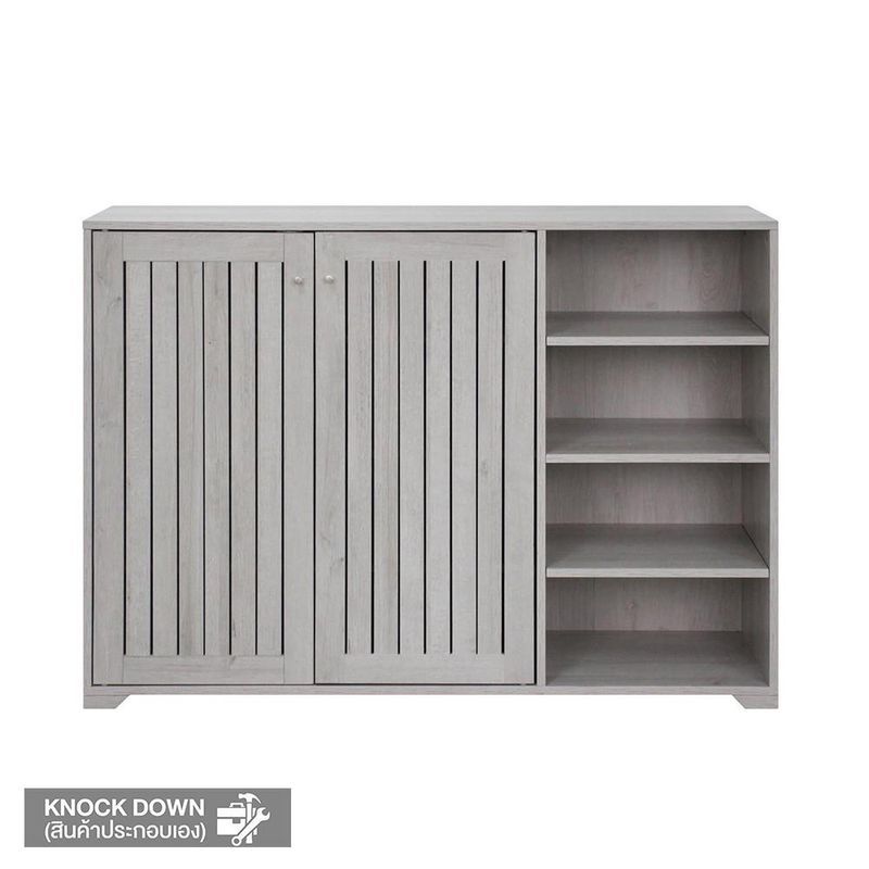 MOOVE ตู้ใส่รองเท้า 120X33X85 White Oak
