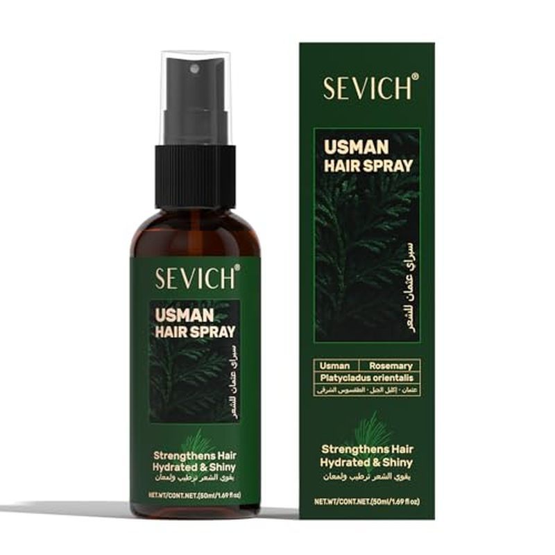 SEVICH Usman Hair Spray,Botanical Hair Strengthening Mist พร้อมสารสกัดจากสมุนไพรแบบดั้งเดิม Polygonu