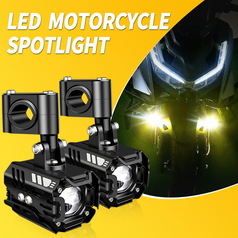 1 ชุด 80W หมอกโคมไฟ LED ไฟหน้า Moto สปอตไลท์สําหรับ YAMAHA YZ450F YZ250F YZ 125 250 2005-202021 Hi/L